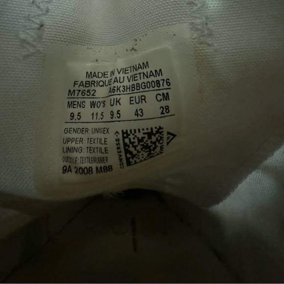 CONVERSE CHUCK TAYLOR All Star White Low Top Shoes - Men’s - Picture 5 of 8